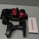 BEZGAR TB141 RC Cars-1:14 Scale Remote Control Car, 2WD High Speed 20 Km/h All Terrains Electric Toy Off Road RC Car Vehicle Truck Crawler with Two Rechargeable Batteries for Boys Kids and Adults (Red)