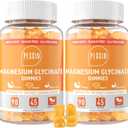 Magnesium Glycinate Gummies for Adults & Kids, 1000mg High Absorption Magnesium Complex Supplement, Sugar Free with Potassium,Vitamins for Calm, Sleep Supprt, Stress Relief, 180 Counts Orange