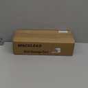 SPACELEAD Slim Storage Cart 3 Tier,Bathroom Organizer Rolling Utility, Mobile Shelving Unit Slide Out for Office, Kitchen, Laundry Room & Narrow Places,White