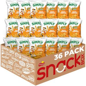 Simply Cheetos Puffs White Cheddar Cheese Flavored Snacks, 0.875 Oz Bags, 36 Count By JUL 28 2026