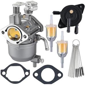 Carburetor Tune Up Kit Fits for EZGO Engine RXV 2008, Gas Golf Carts 2010-2015 TXT, 2010-2014 Valor with Fuel Pump, Carb for 13HP FJ400D Engine Motor Golf Cart