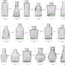 72 Pcs Bud Vase Set, Vases for Centerpieces, Cute Glass Bud Vases in Bulk, Small Vases for Flowers, Clear Vase Set for Wedding Decorations, Home Table Flower Dcor