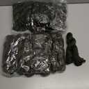 Mixweer 100 Pieces Gauze Cheesecloth Napkins 19.7 x 19.7 Inch with Wrinkled Decorative for Home Wedding Baby Shower Rustic Table Decoration(Dark Army Green)