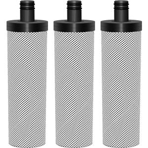 Replacement Water Fiter for Shower Head Filter System,Campatible with AQUAYOUTH 2.0 Carbon Shower Head Filter System,Removes Heavy Metals and Chlorine.(3 Pack)