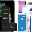 Replacement for iPhone 11 PRO Battery, 3700mAh High Capacity Li-ion Polymer Replacement Battery for Model A2160 A2215 A2217 with Professional Repair Tool Kits