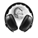 Baby Headphones Noise Cancelling Headphones for Babies for 3 Months to 3 Years (Black)
