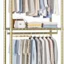 FUTASSI P1 Medium Heavy-Duty Portable Closet, 30" W x 14" D x 76" H, Gold