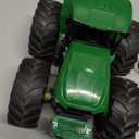 Remote Control Tractor Toys, Light Up Farm Monster Trucks Toy for Boys 3, 4, 5, 6, 7 Year Old, 2.4 Ghz RC Tractor Toys, Ideal Christmas, Birthday Gifts for Kids (Green)