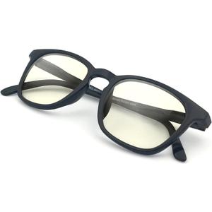 J+S Vision Blue Light Blocking Glasses for Men Women | Computer Gaming Work| Anti Strain Fatigue UV Glare | Medium-Small Fit