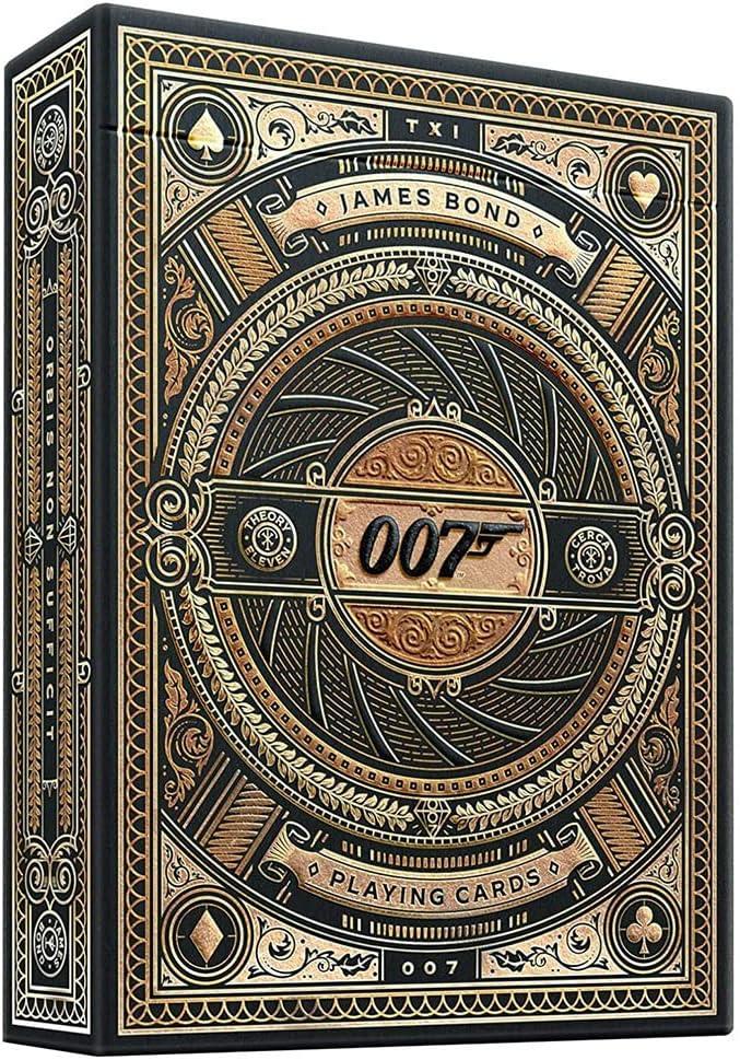 theory11 James Bond 007 Premium Playing Cards - Gold Foil, Official Collectible Deck