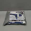 VIVIHOME 3PCS American Football Bedding Set, Sports Duvet Cover Queen, Grey White Navy Blue Striped Comforter Cover, Modern Apartment Bedroom Decor for Men Husband Boyfriend Teen Boys, 2 Pillow Shams