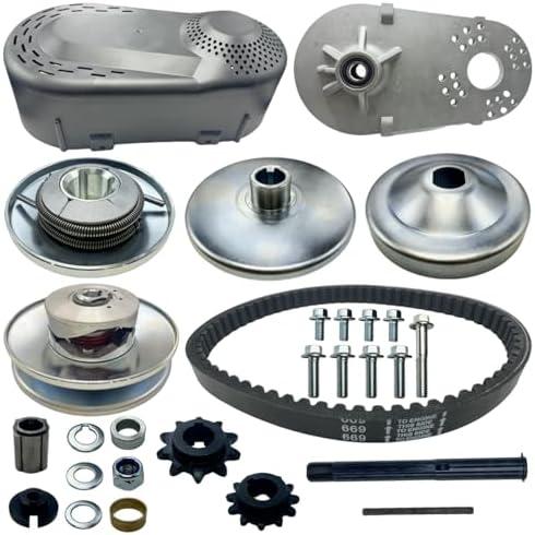 212CC Torque Converter CVT 3/4" Go Kart Clutch COMET TAV2 30-75 218353A Manco 12T #35 and 10T #40 41 420 Chain Driver Pulley Replacement Set - 30 Series : Automotive