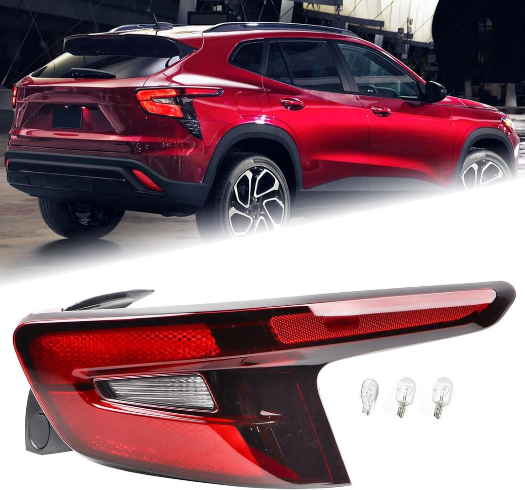 RH LED Tail Light Assembly Fit for 2024 2025 Chevy Trax Chevrolet Brake Lamp Assy Factory Style Rear Lights Right Passenger Side With Bulbs 42905696