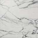 SoHome Cozy Living Anti Fatigue Mat Kitchen Mat Non Slip Stain Resistant Easy Clean 1/2 Inch Thick Kitchen Floor Mats, Marble White 20" x 36"