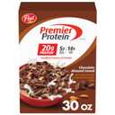 Post Premier Protein Chocolate Almond Cereal, Chocolatey Protein Cereal Flakes with Sliced Almonds, Contains 20g of Protein Per Serving, 30 OZ Box (EXP 05/19/27)