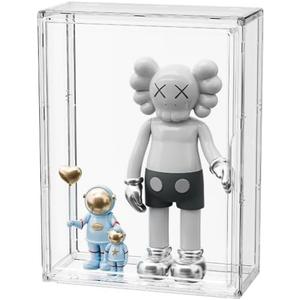 Barbie Doll Display Case, Acrylic Display Case with Magnetic Door, Dustproof Clear Storage Organizer Box for Barbie Action Figures, Lego Models & Collectible Dolls, 10.6x5.1x14inch