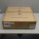 Ceiling Fans with Lights, 24 Inch Ceiling Fan with Light and Remote, Low Profile, Reversible, Dimmable LED, Flush Mount, DC Motor, Fandelier White Ceiling Fan for Bedroom, Kitchen, Office