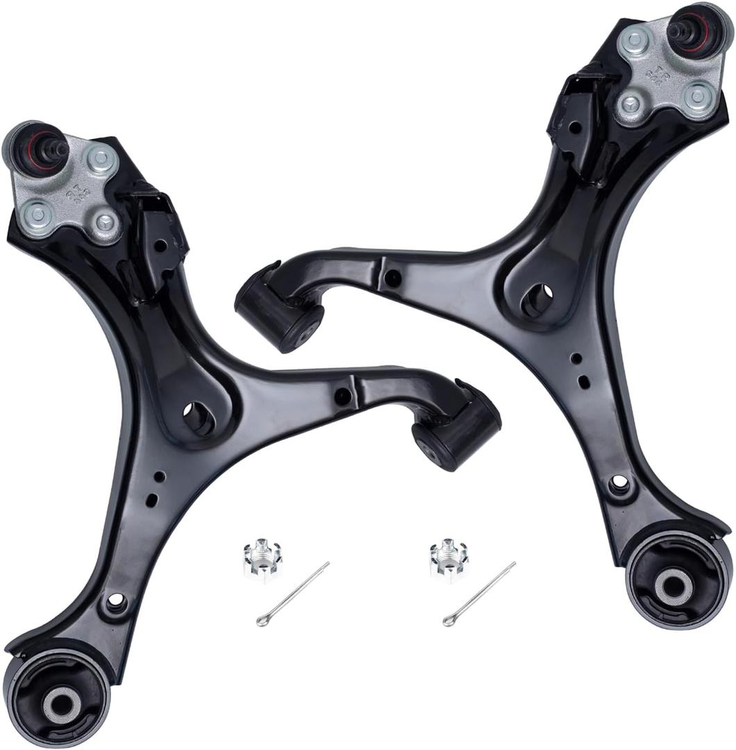 AUQDD 2Pc Suspension Front Lower Control Arm and Ball Joint Assembly Compatible With 2012-2015 Ho-nda Civic /2013-2015 Ac-ura ILX (Replace # 520-695 520-696 51360TR7A51 51350TR7A51)