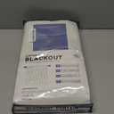 100% Blackout Shield Linen Blackout Curtains for Bedroom 84 Inches Long, Back Tab/Rod Pocket Living Room Drapes, Thermal Insulated Blackout Curtains 2 Panels Set, 50" W x 84" L, Light Cream