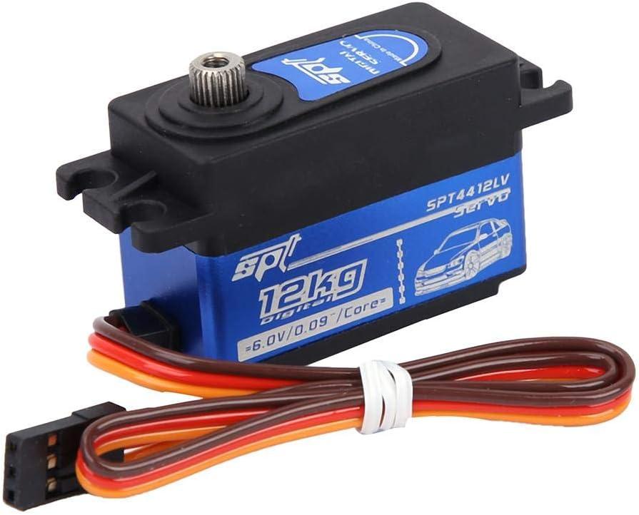 RC Digital Servo, 4412 12KG Digital Servo Metal Gear Fit for RC Car Upgrade Part
