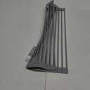 Ohuhu Roll Up Dish Drying Rack, Over The Sink Multipurpose Roll-Up Dish Racks, 16.5" W x 13" L Rolling Heat-Resistant Anti-Slip Silicone Coated Dish Drainer Portable Foldable for Kitchen Counter (Gray)