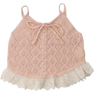 HOOLCHEAN Baby Girls Summer Thin Knit Wide Camisole Shirt Toddler Swing Top 110CM