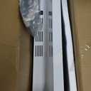 FIREGAS 24 inch Range Hood, 300CFM Ducted/Ductless Convertible Under Cabinet Range Hood in White Painted Stainless Steel with 2 watt LED Light and Filter, 2 fan speeds,hassle-free installation