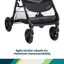 Safety 1st Smooth Ride Travel System Stroller and OnBoard FLX Infant Car Seat, Newborn to Toddler Baby Combo, Easy-Install, Large Canopy, Ample Storage, Foldable, Rear-Facing 4-30 lbs, Monument, manufacturing date: 08/13/2025