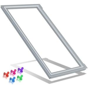 Upgraded 241778307 Refrigerator Door Gasket Compatible with Frigidaire Door Gasket Replacement, Gray 16.73"x38.77" Crosley Kenmore Electrolux Refrigerator Door Gasket Seal 1793667 PS3408461 AP4587413