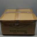 VK VKLIVING Machine Washable Rug 5'x7' Vintage Design Washable Area Rugs with Non Slip Rugs for Living Room Bedroom Traditional Woven Rug Carprt Stain Resistant, Dining Office Boho Rug, Brown&Black