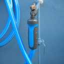 Fevone 3 ft Leader Hose Male to Female, Hose Reel Connector Hose 3 ft, Lead Hose for Hose Reel, 5/8 Inner Diameter Hose, 3/4 Aluminum Fittings