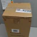 Autumn Alley White Toilet Paper Holder Canister with Lid  Vertical Rustproof Free-Standing Farmhouse Metal Toilet Tissue Caddy for 3 Mega Rolls, Rustic Enclosed Toilet Storage Stand