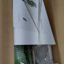 6FT Artificial Dracaena Tree, Fake Tree Indoor with White Tall Planter,Tall Artificial Plants Indoor,Artificial Silk Tree for Home Office Decor (White)