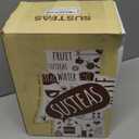 SUSTEAS Rotary Cheese Grater with Handle - Vegetable Shredder with 5 Well-designed Blades & Strong Suction Base, Round Mandoline Slicer & Food Chopper for Kitchen,with Blade Storage Box(Beige)