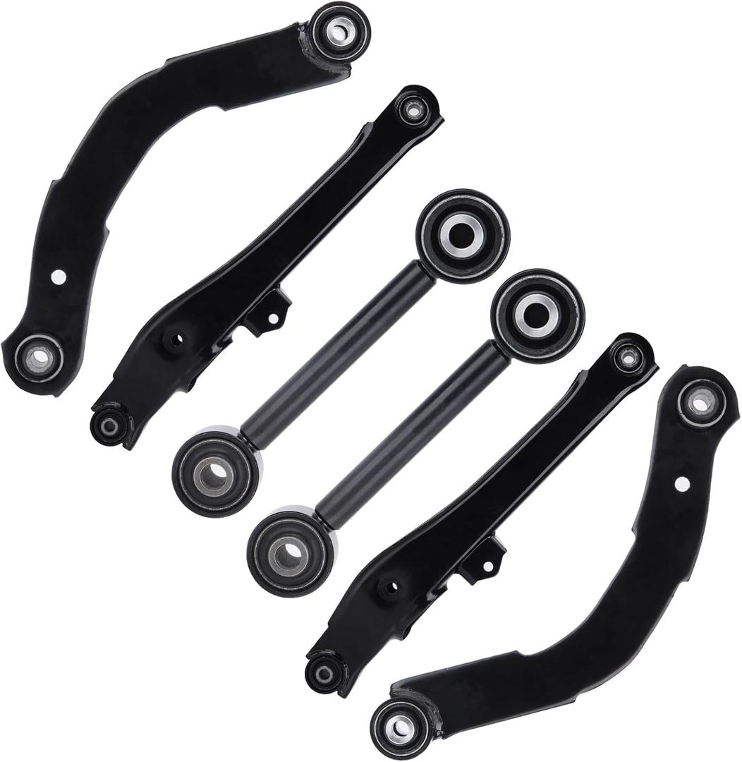 6 Pcs Rear Lower & Upper Lateral Control Arms Suspension Kit Fit for Dodge Caliber 2007-2012, for 2007-2017 Jeep Compass Patriot, K641281, K641868, K641226 6 Pcs Rear Lower & Upper Lateral Control Arms Suspension Kit Fit for Dodge Caliber 2007-2012, for 2007-2017 Jeep Compass Patriot, K641281, K641868, K641226