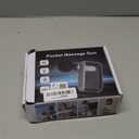 Mini Massage with 10 Massage Heads, Percussion Deep Tissues Handheld Muscle Massager, 8mm Amplitude High-Intensity Massager for Pain Relief for Office Gifts for Her, Home, Athletes (Black)