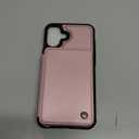 Vinich for iPhone 16 Plus Wallet Case with Card Holder, RFID Blocking Credit Slots Kickstand Shockproof Phone Cover Fit for iPhone 16 Plus 6.7" Rose Gold