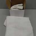 Woaboy Pack of 2 22x22 Inch Decorative Boucle Throw Pillow Covers Textured Pillows Accent Euro Solid Cozy Soft Cushion Covers Home Decor for Bed Sofa Couch Living Room,White