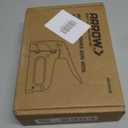 Arrow T50 Heavy Duty Staple Gun Kit, All Chrome Steel Stapler, with 3750 Pieces T50 1/4", 3/8", 1/2" Staples, for Upholstery Professional Projects