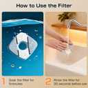 Cat Water Fountain Pump for 50oz, 95oz Fountain, Ultra Quiet Pump with USB Cable, LED Light and 6 Packs Pet Fountain Filters