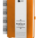 BK UNDATED Yearly Weekly/Monthly Planner 202627 Daily Planner Agenda & Personal Organizer to Increase Productivity, Academic Planner w/Sticker Set. A5 (5.8 x 8.3)  Orange Hardcover