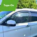IG Window Visors Fit for 2005-2009 Ford Mustang, Out-Channel Rain Guards Vent Wind Deflectors 2PC, Car Accessories for 05-09 Mustang