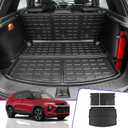 Rongtaod Cargo Mat Compatible with Chevrolet Trailblazer 2021-2024 2025 Trunk Mat Cargo Mat Cargo Liner Back Seat Cover Protector 2023 Chevy Trailblazer Accessories (Backrest Mats+Trunk Mat)