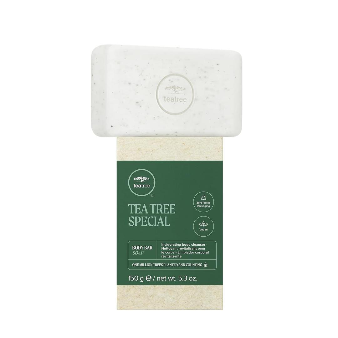 Tea Tree Body Bar Soap, Deep Cleans + Exfoliates, For All Skin Types (5.3 Ounce (Pack of 1))