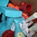 3-in-1 Kids Cleaning Toy Set, Working Toy Vacuum with Real Suction, Toddler Broom & Mop, Pretend Home Cleaning Kit for Boys & Girls Ages 3+