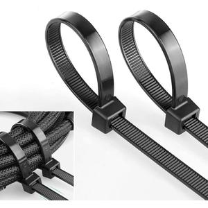 Zip ties 200 lbs Tensile Strength 16 inch Multi-Purpose Ultra Heavy Duty UV Cable Ties Width 0.3 Inch Black