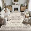 9x12 Area Rug for Living Room, Washable Non-Slip Soft Indoor Carpet