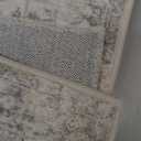 Washable 2x5 Hallway Runner Rug: Vintage Water Resistant Kitchen Entryway Rug Ultra Soft Living Room Bedroom Carpet with Non Slip Backing Indoor Low Pile Floor Mat for Bathroom Dining Room(2X5,Beige)