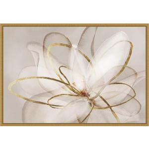 Amanti Art Framed Canvas Wall Art 16x23 Transparent Beauty III (Floral) by Eva Watts, Framed Wall Art Canvas, Abstract Artwork, Modern Contemporary Decor, Medium Painting for Living Room, Bedroom
