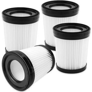 Vacuum Filter Replacement Compatible with Fabuletta FSV001/FSV101,Girnoor G160/G165, Lubluelu 202, Oraimo OSV-102, VacLife VL732 Stick Vacuum Cleaners - 4 Pack